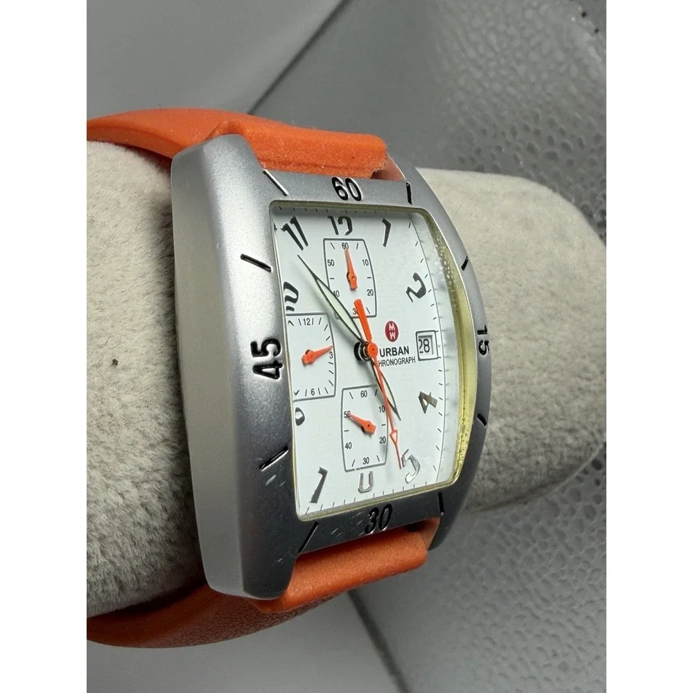 Michele Mens Urban Chronograph New Battery 36MM 8.25